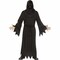 Adults Black Robe with Electroluminescent Mask Phantom Costume